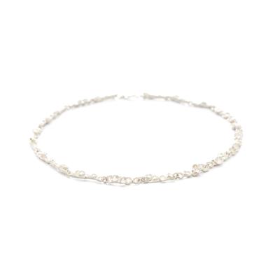 élégant collier en argent